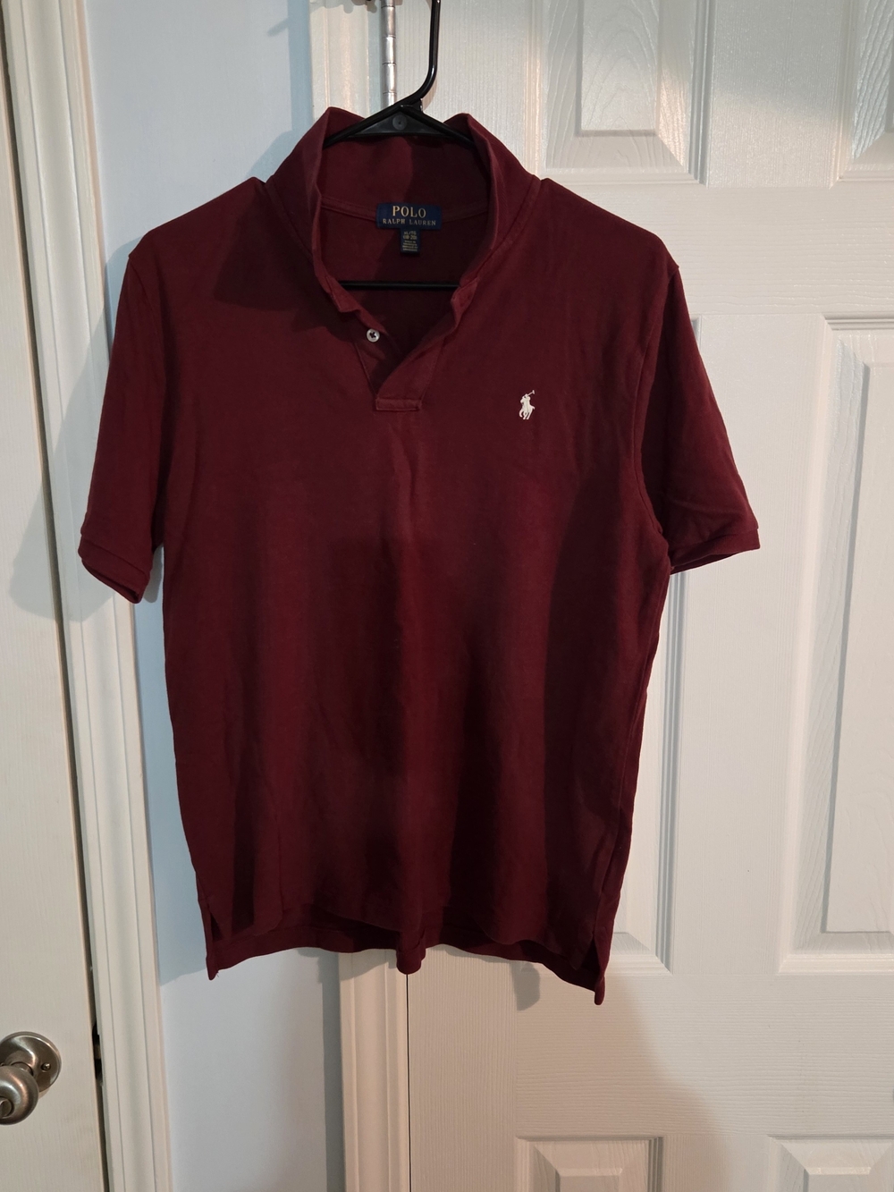 Ralph Lauren Polo Men's Burgundy Short-Sleeve Polo Shirt